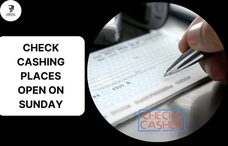 Cash Checking Open On Sunday