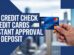 No Credit Check Credit Cards Instant Approval No Deposit