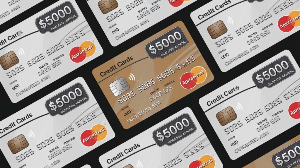 List of Credit Cards with $5000 Limit Guaranteed Approval