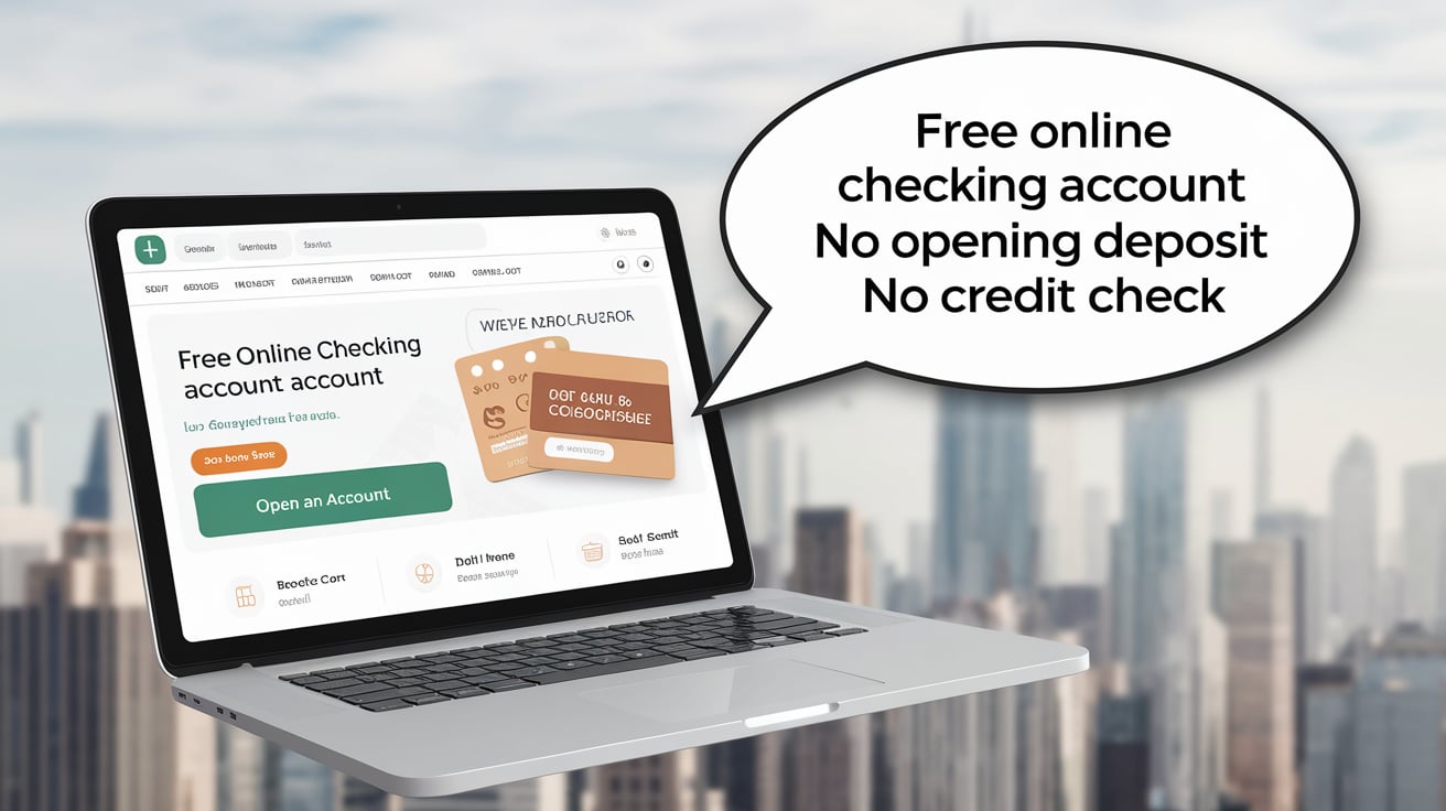 Free Online Checking Account No Opening Deposit No Credit Check