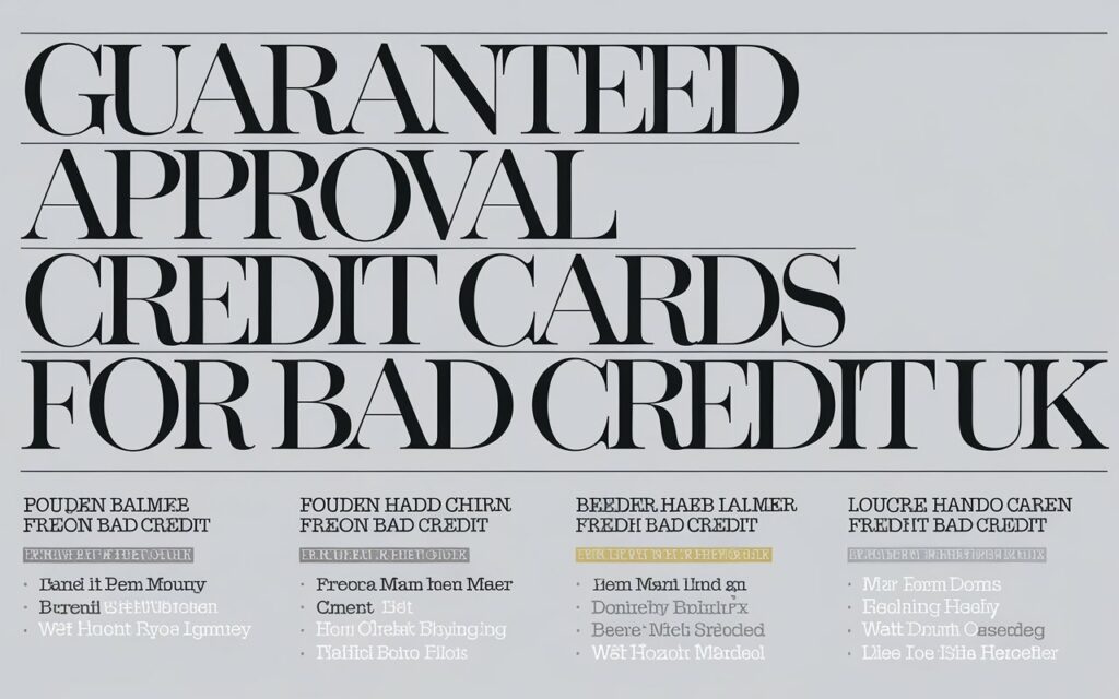Guaranteed Approval Credit Cards for bad credit UK 2 uUuYaGZ9Qz 8Y1zar5IAOQ